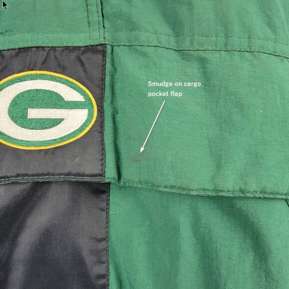 Vintage 90s Starter Pro Line NFL Green Bay Packers Pullover Winter Jacket - L - Picture 15 of 15